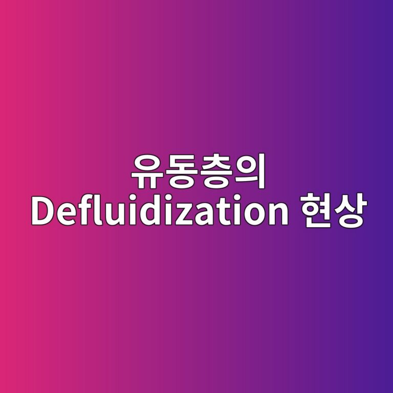 유동층의 Defluidization 현상이 생산공정에 미치는 영향 4 ec9ca0eb8f99ecb8b5ec9d98 defluidization ed9884ec8381 1790584276